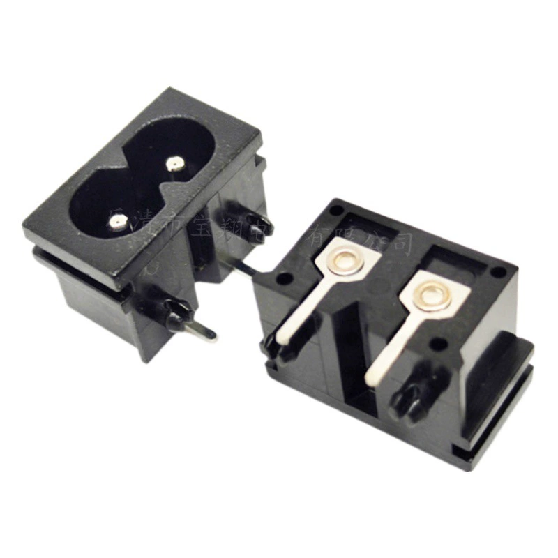 Гнездо переменного тока DB-8 Гнездо на восемь слов AC-019 Спецификация 22*12 Гнездо для зарядки переменного тока с полой иглой и сплошной иглой