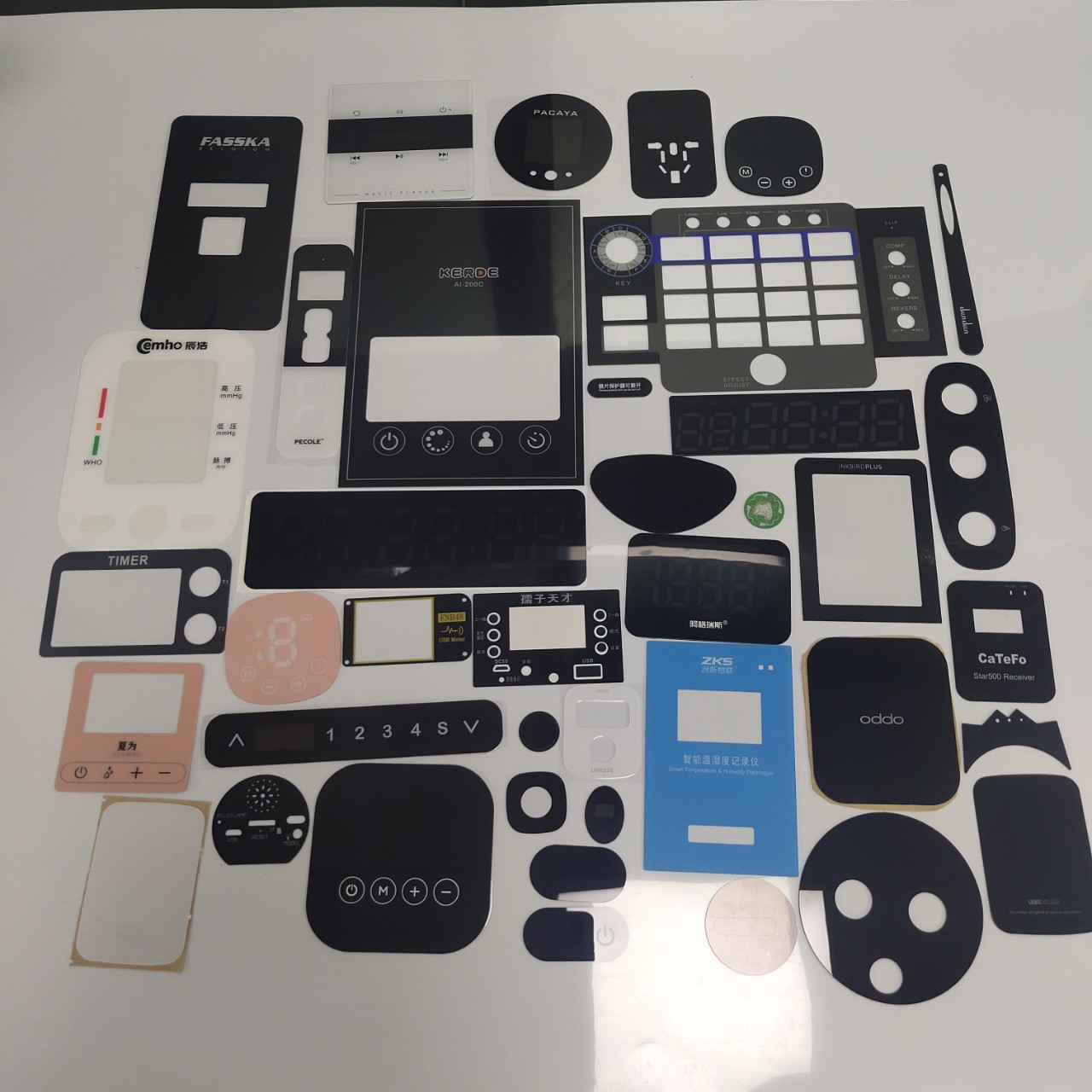 PC PVC亚克力视窗镜片 PET装饰片面板 材质厚度0.175~6mm