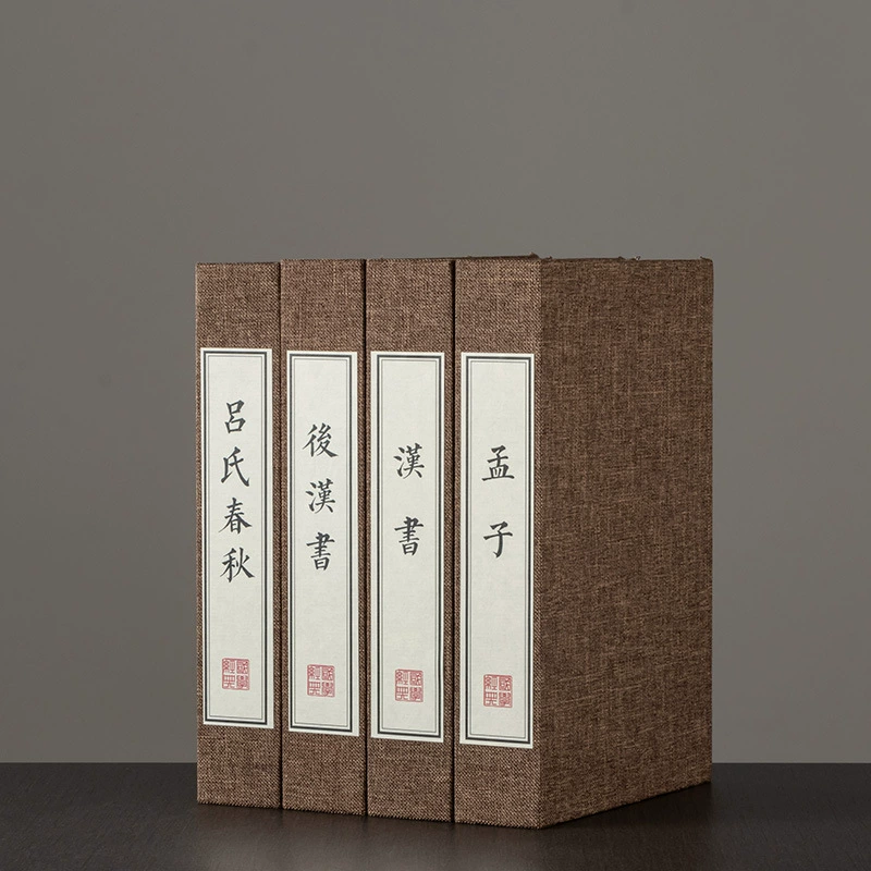 Книжка в китайском стиле Маибо Симуляционная модель книги Комната Шкаф для книг Шкаф для книг Слова Псевдокнига Фотопропы книги