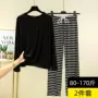 大码外穿圆领长袖家居服
