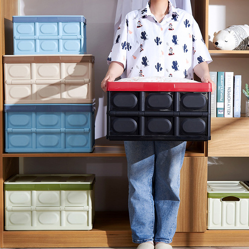 Car trunk folding storage box car multifunctional storage box car trunk organizer storage box supplies