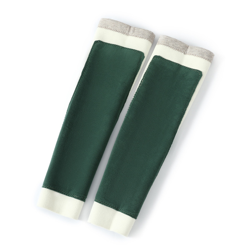 Wool Leg Protectors Knee Protectors Calf Warm Long Barrel Socks One-piece Velvet Mai Patch Old Cold Leg fleece-lined Leg Protectors