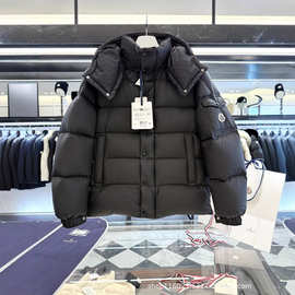 正确版本蒙家25FW新款经典雾面玛雅连帽羽绒服OS版型宽松百搭休闲