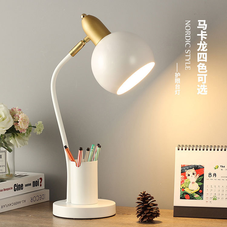 Ins Girl Desk Eye Protection Desk Lamp Home Plug-in Bedroom Bedside Lamp Reading and Learning Special Lamp Cross-border Exclusive Ins Girl Desk Eye Protection Desk Lamp Home Plug-in Bedroom Bedside Lamp Reading and Learning Special Lamp Cross-border Exclusive