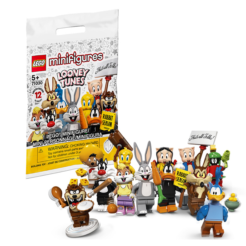 LEGO乐高积木抽抽乐珍藏乐高小人仔71030兔八哥 拼装玩具