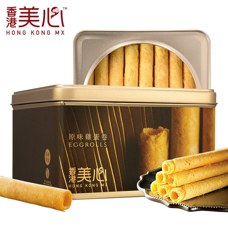 中国香港美心原味鸡蛋卷448g礼盒装吃货网红零食进口礼品新年礼物