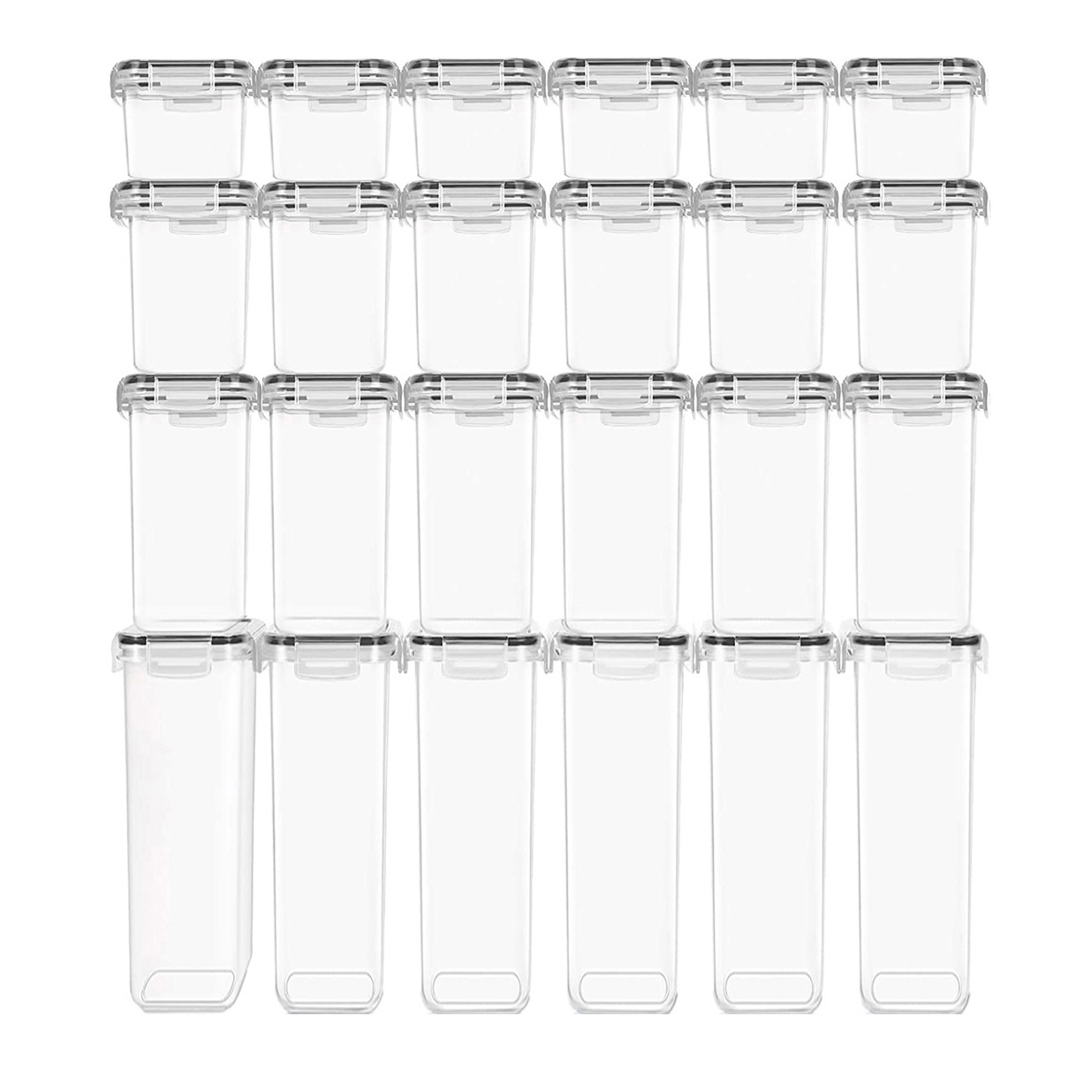 Frasco de plástico PP frascos de grado alimenticio multi-especificación frasco de almacenamiento