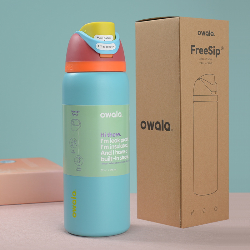 アマゾンの新型owala同タイプ保温カップ大容量宇宙ポット屋外真空運動水筒卸売り|undefined