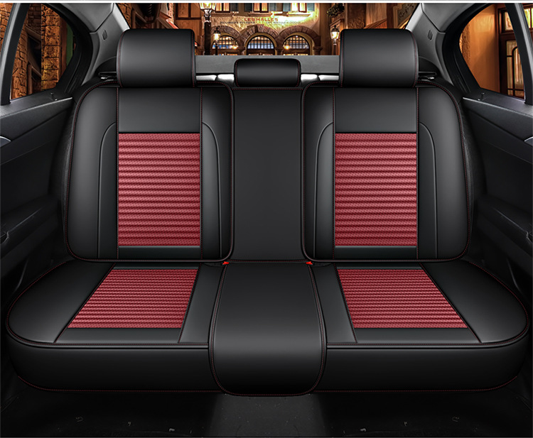 Car Seat Cover for All Seasons, Fully Enclosed Seat Cushion, Solid Waist Leather Car Seat Cushion, Fully Enclosed Car Seat Cover