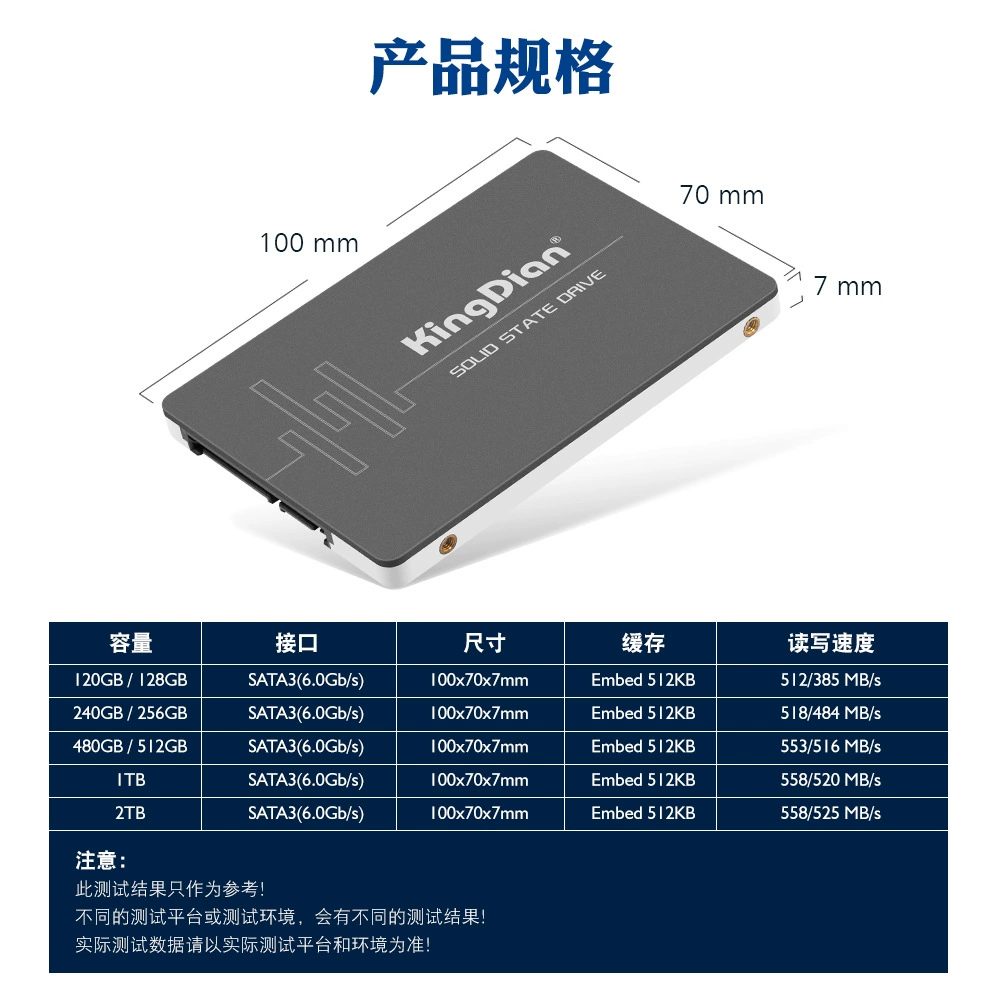 Жесткий диск SSD 2.5 дюйма 120 ГБ, скоростной портативный внутренний SSD