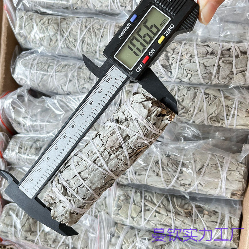 White Sage California White Sage Bundled Aromatherapy Stick Purifies Space Dragon's Blood Grass Cedar Stick Sacred Wood