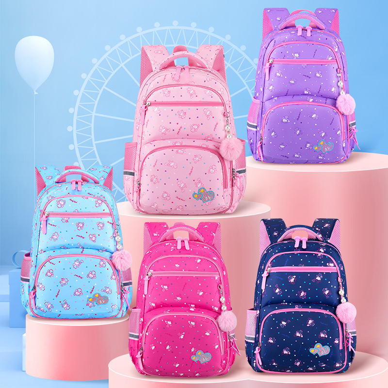 School bag primary school girl princess...