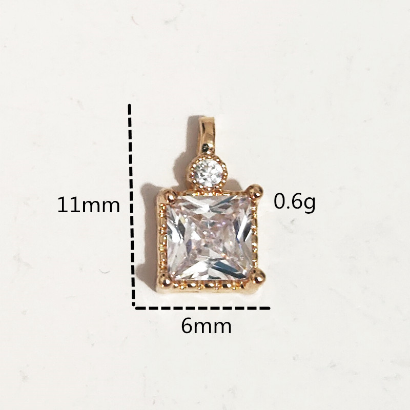 20 Piezas/Paquete Cobre Geométrico Accesorios De Joyería Colgante display picture 4