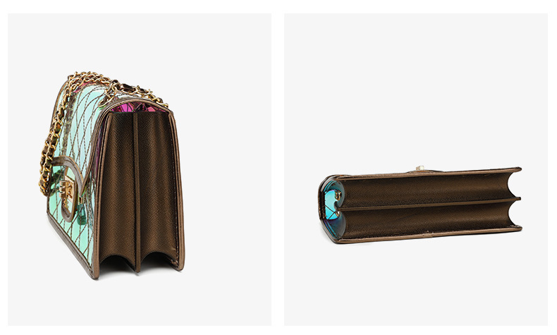 Nuovo dional cross jelly per le donne, filo da ricamo alla moda con griglia di diamanti trasparenti, piccola catena francese da spiaggia_voghion.com