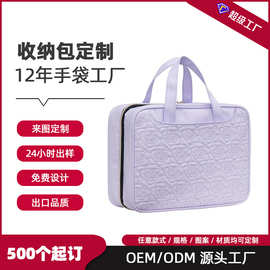外贸源头工厂可悬挂式旅行洗漱收纳包手提印花化妆包makeup bags