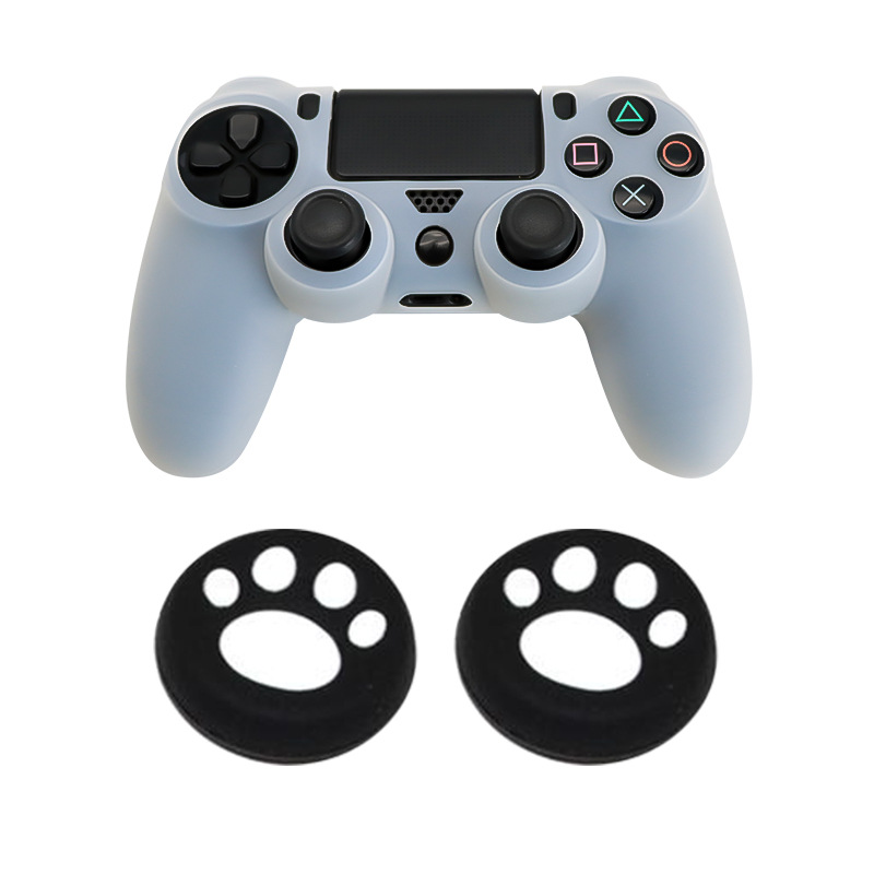 PS4 funda de silicona PS4 mango funda protectora obtener 2 Cat Claw Rocker tapas de forma gratuita