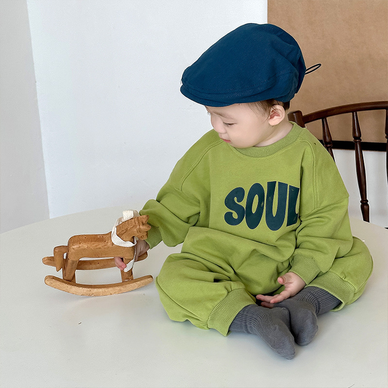 Baby Outing Clothes,Spring Korean Style Children's Clothing,Spring Rompers,Baby Clothes,Spring Clothes For Boys And Girls,One-piece Bodysuits