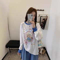 AE 韓国スパンコールクマラグランスリーブ薄型スリム長袖 Tシャツ女性の夏多用途ルーズブラウストップ 516