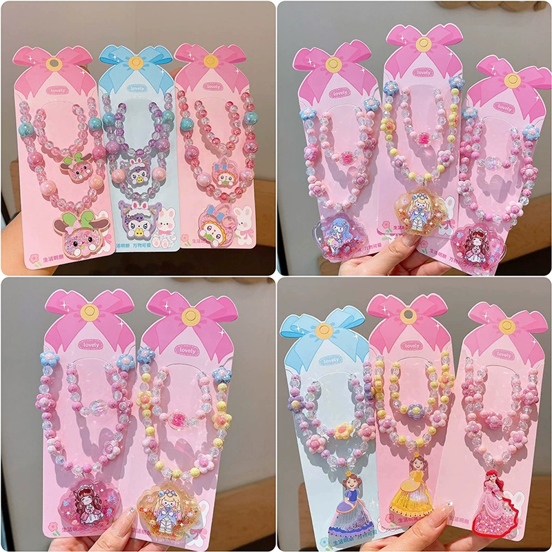 Куломи ребенок мультфильм принцесса девушка жемчужное ожерелье украшение маленькая девочка Санрику сладкий первый орнамент