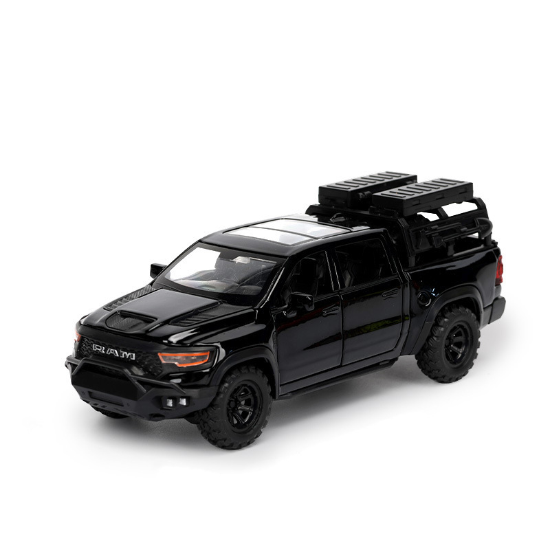 1/32 Mammoth Pickup Truck Alloy Car Simulation Car Model Acousto-optic Huili Children Boys Toys Chenghai Wholesale