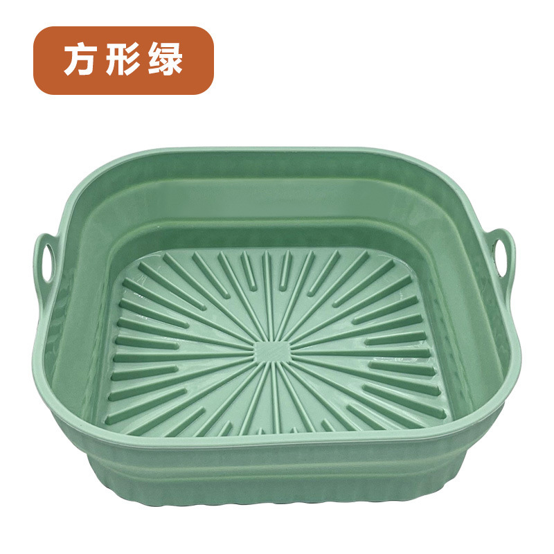 Nueva freidora de aire plegable de silicona para hornear pan integrado forro de silicona resistente a altas temperaturas freidora de aire de silicona mat