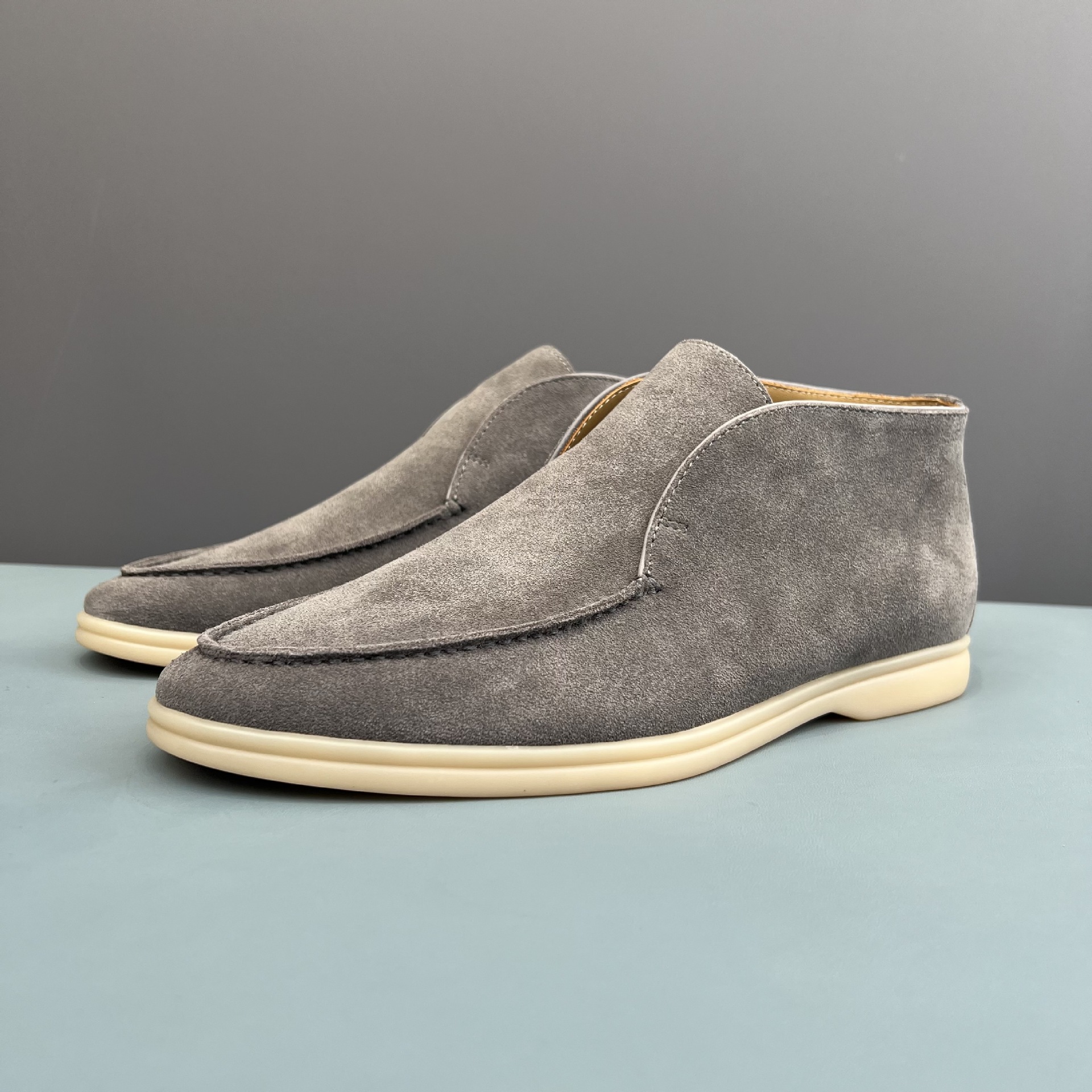 Mocasines Noyo Pianya Open Walk Zapatos casuales sin cordones de cuero genuino LP para hombre Noyo Pianya