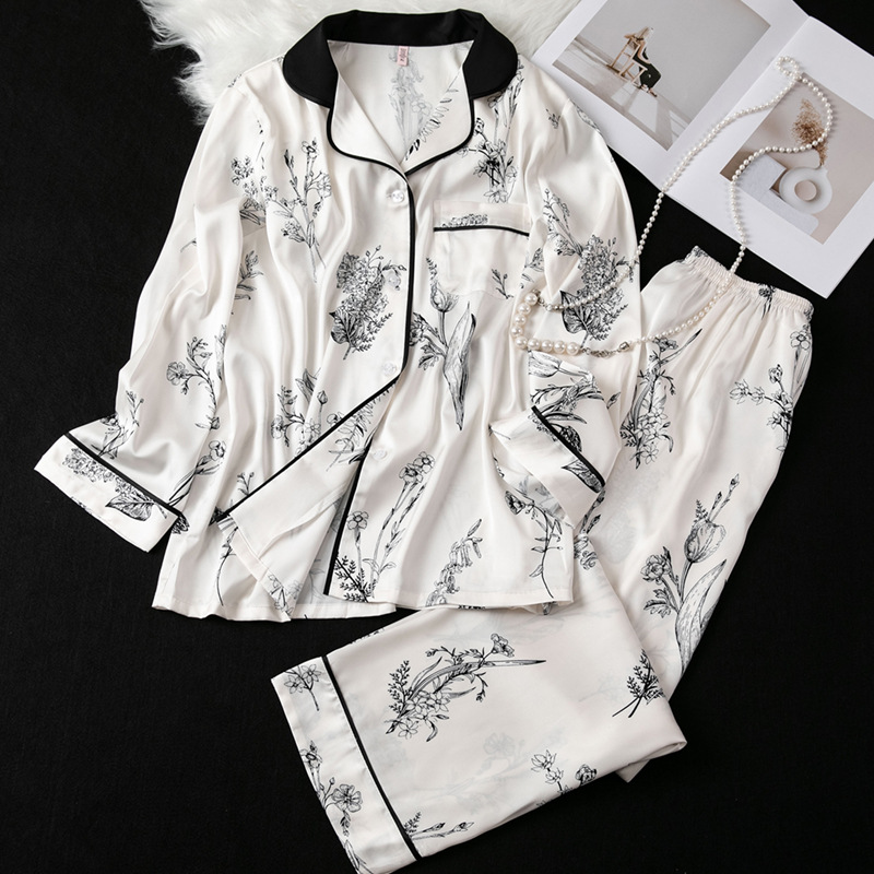 흰 꽃 - 긴 소매와 바지