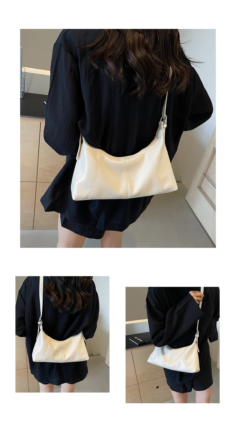 Sac à bandoulière tendance pour femmes sous les aisselles 2024, nouvelle version coréenne à la mode, simple, grande capacité, pour le travail et les déplacements_voghion.com