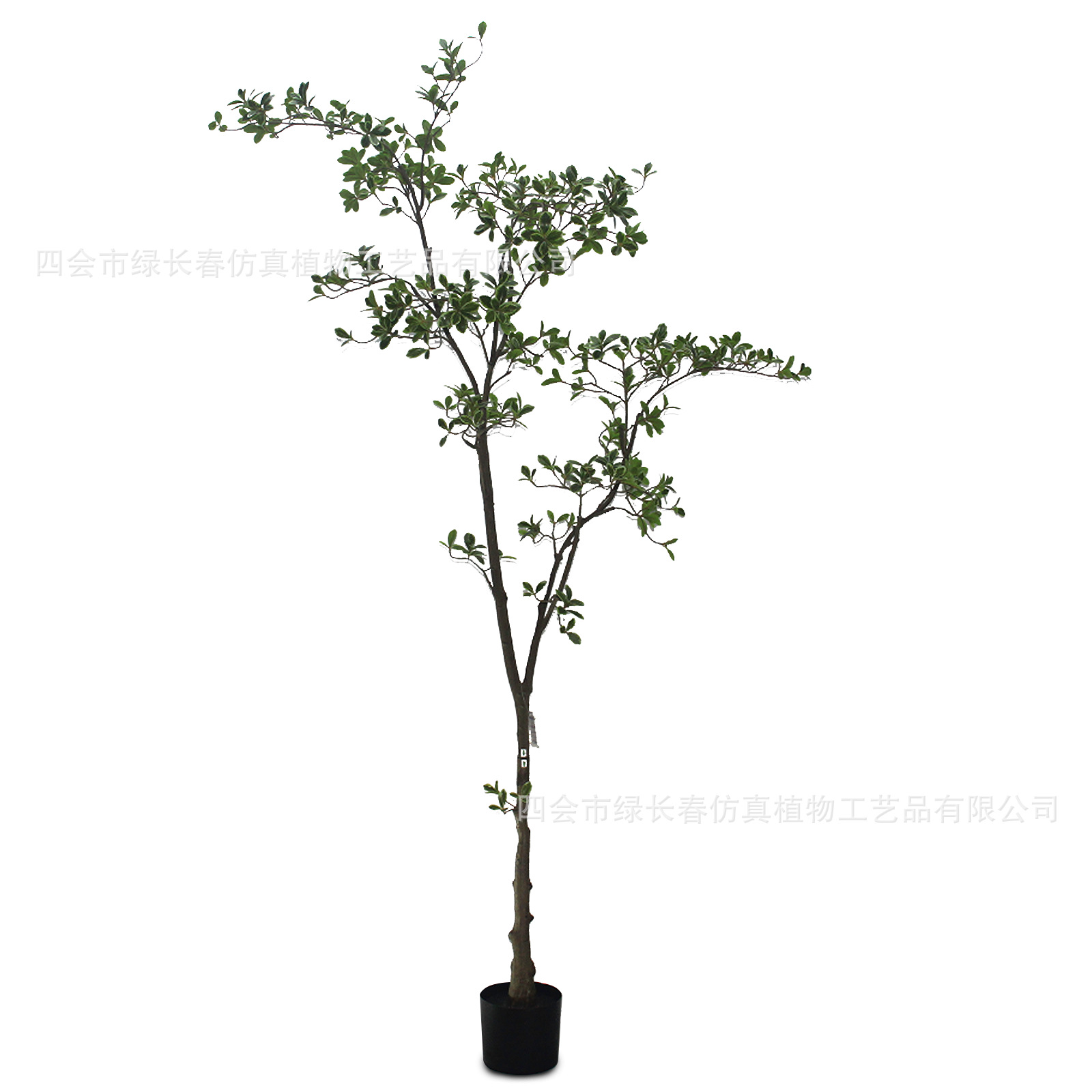 精品仿真海岛春花树盆景假绿植花树 民宿家居装饰用海岛春花盆栽