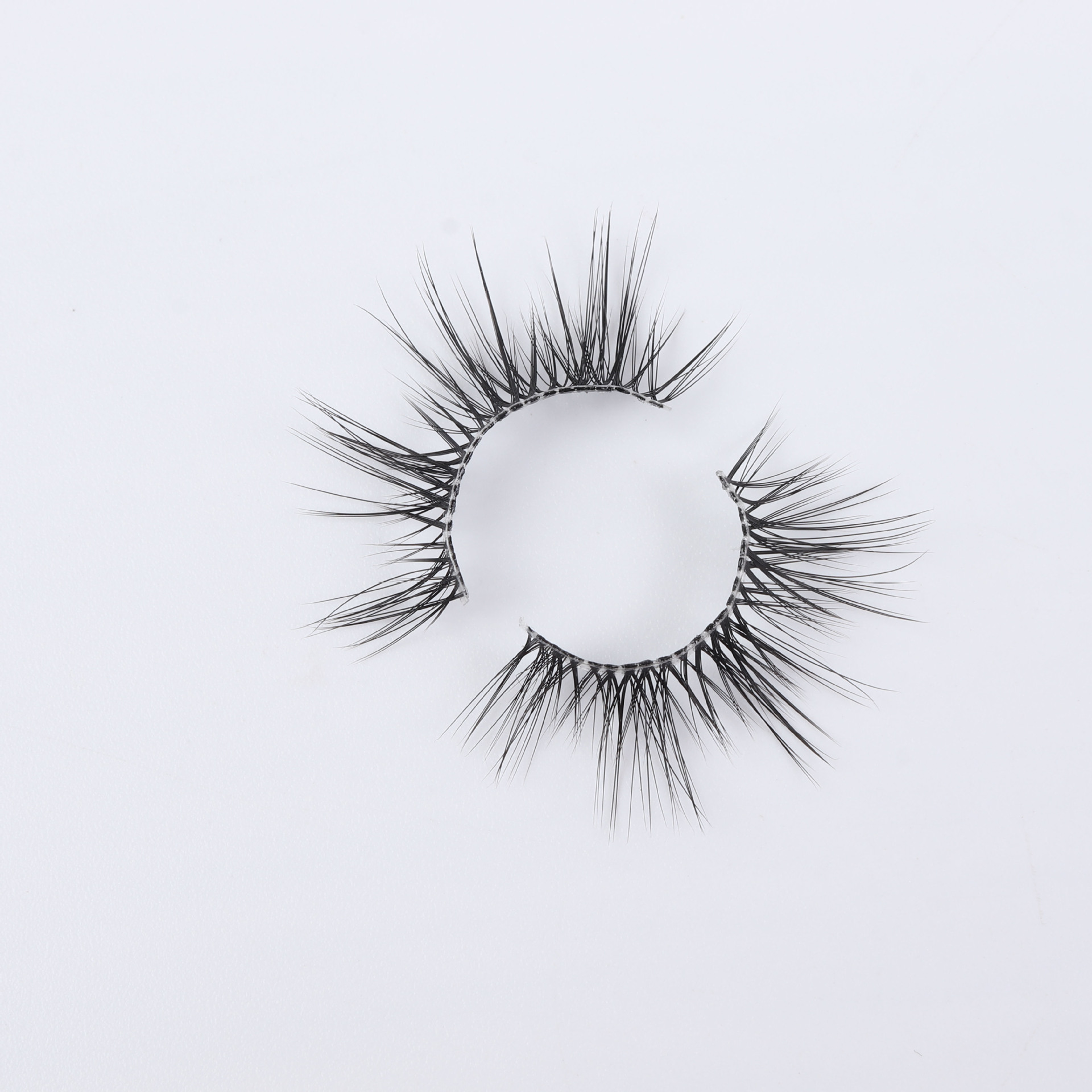 Lady Solid Color Chemical Fiber False Eyelashes 1 Set display picture 3