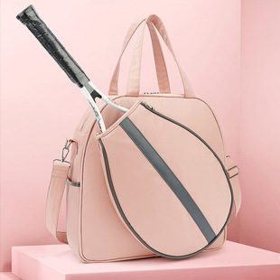 Spot Wholesale 2025 New Korean Style Tennis Bag Large Capacity Satchel Shoulder Crossbody Racket Bag Badminton Bag