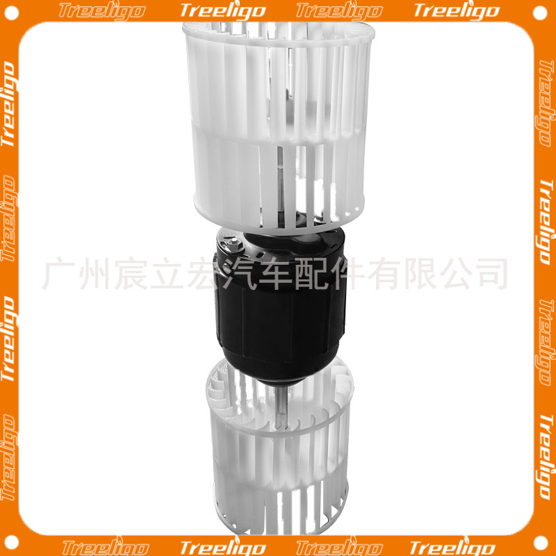 Aplicable 404 evaporador Motor rueda de viento automóvil aire acondicionado salida de aire de refrigeración única Motor de alta potencia del motor del calentador