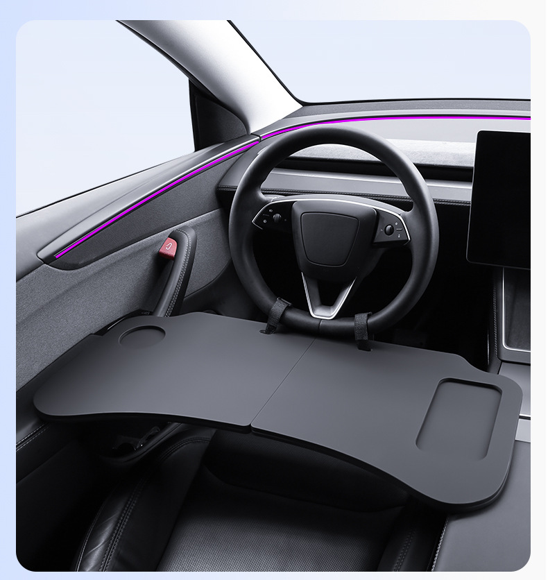 Suitable for Tesla's upgraded in-car small table, Model Y/3/YL, upgraded front seat folding table