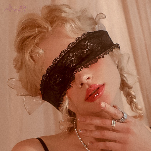 Yiyue Sexy Accessories Eye Mask Lace Temptation Cosplay Uniform Underwear Matching Wholesale Dropshipping W21