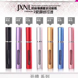 5ML平头开窗香水分装瓶 细长管分装喷雾瓶迷你便携铝管细雾分装瓶