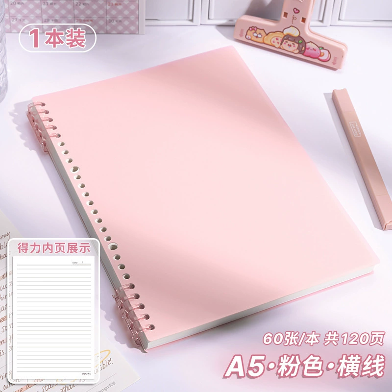 Removable notebook, laptop, tear-off sheet, for secondary school