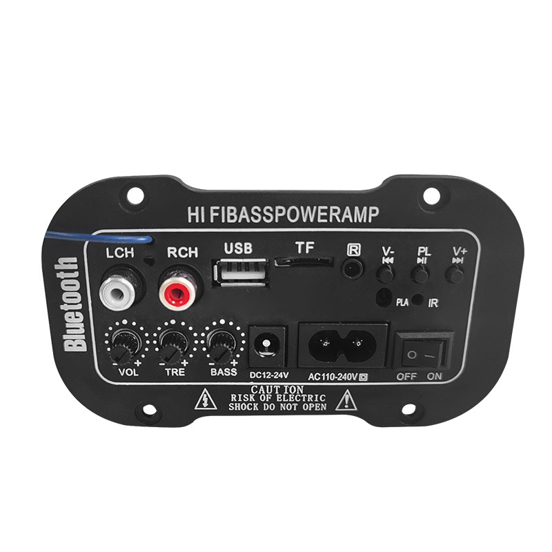 Cruz-frontera exclusiva al por mayor tarjeta digital de audio del coche amplificador Bluetooth Placa de 5 pulgadas de tres usos amplificador digital placa base