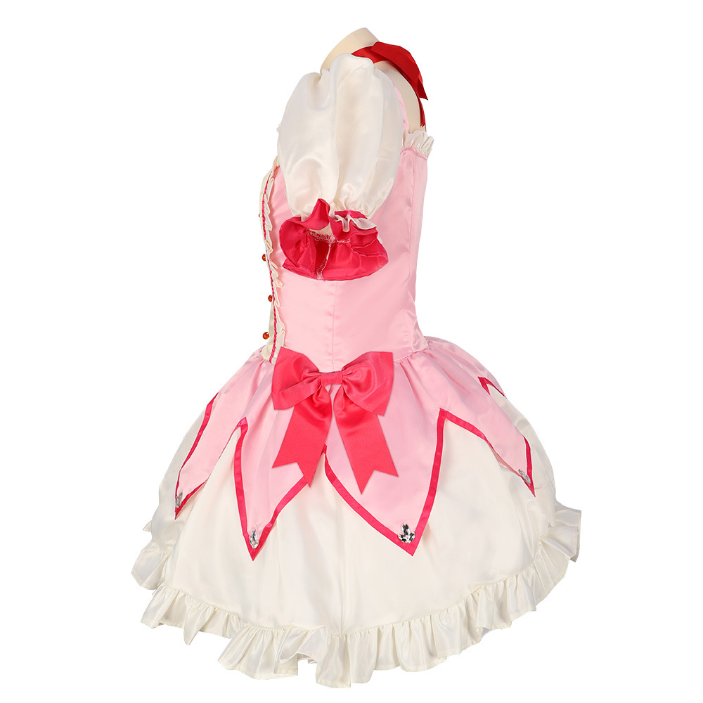 Disfraz de Magical Girl Madoka 5cos, conjunto completo de Kaname Madoka Anami, vestido de transformación para cosplay de batalla.