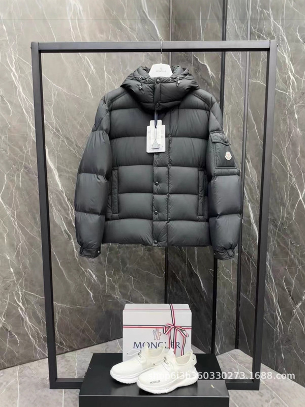 蒙家25秋冬新款四色男女同款经典雾面玛雅连帽羽绒服休闲保暖外套|undefined