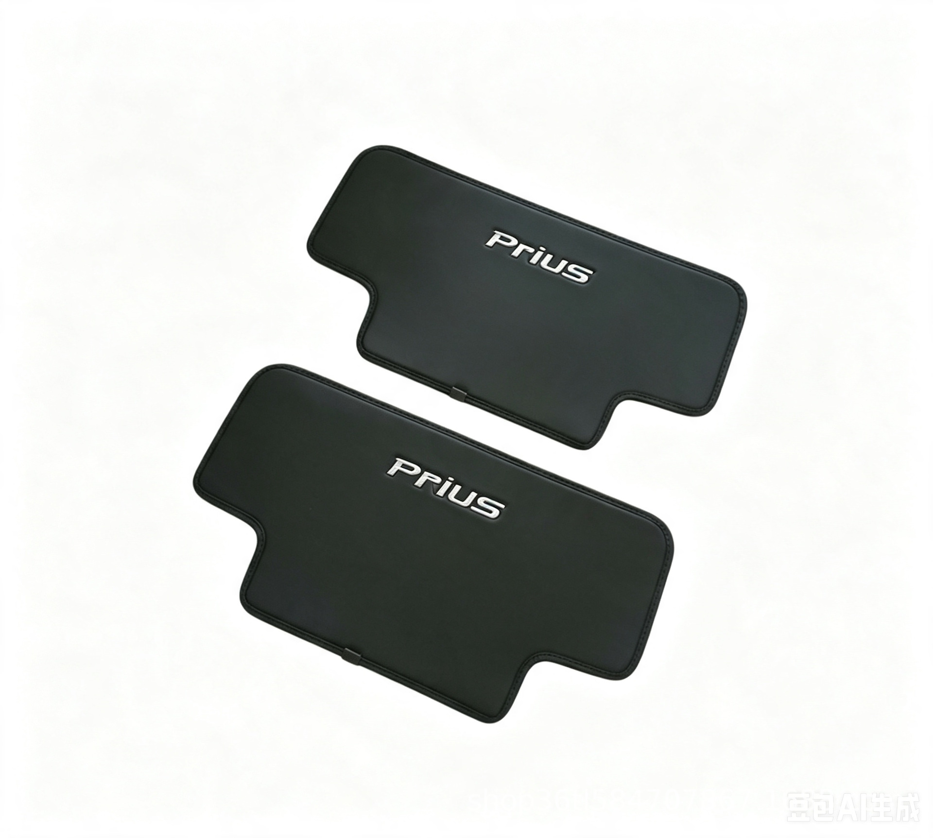 Car rear seat anti-kick pad, seat back protective pad with car logo, interior anti-dirt and wear-resistant protective pad