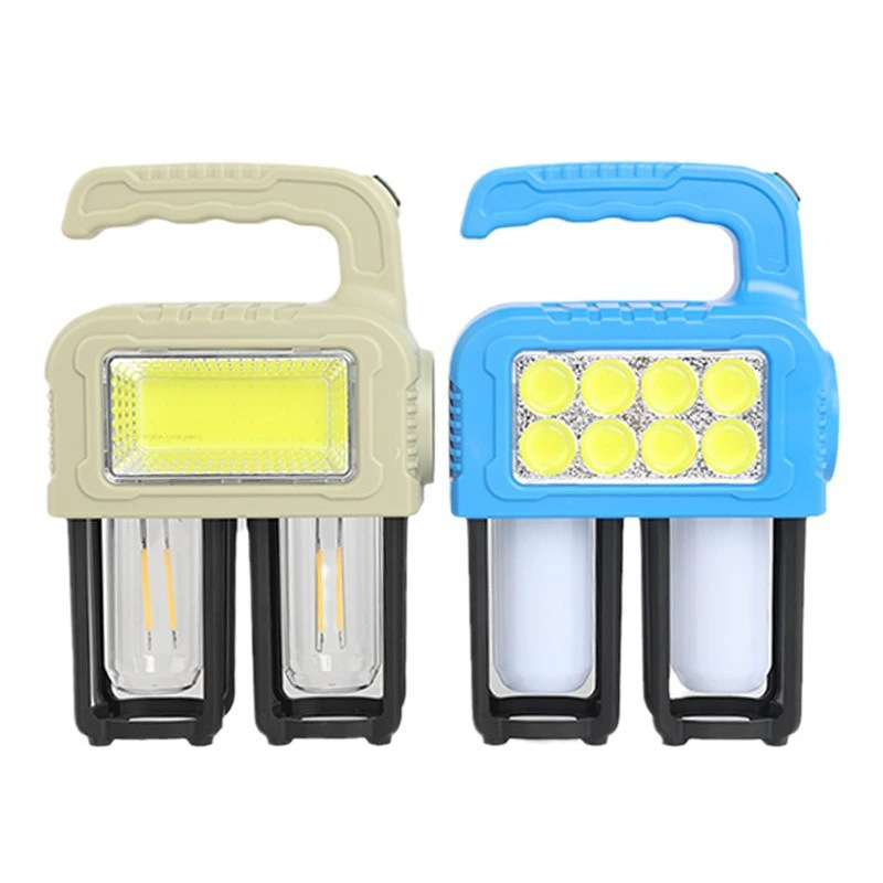 Lámpara de camping portátil solar recargable LED lámpara de camping lámpara de tienda multifuncional al aire libre lámpara de carpa recargable lámpara portátil