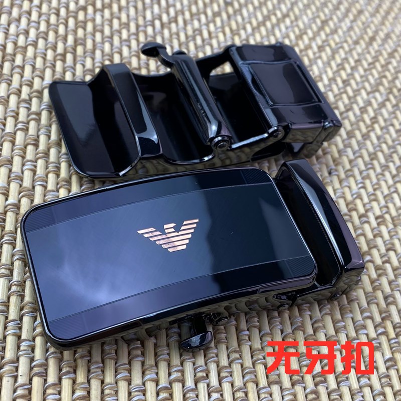 Los hombres sin dientes hebilla automática cinturón hebilla pantalones cabeza agujero-libre desdentado aleación cinturón cabeza llave sin dientes hebilla Nuevo