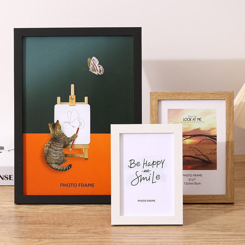 Simple Photo Frame Wholesale Wooden Tabletop 6-Inch 7-Inch 8inch 10inch Horizontal Frame A4 Puzzle Frame Oil Painting Frame Simple Photo Frame Wholesale Wooden Tabletop 6-Inch 7-Inch 8inch 10inch Horizontal Frame A4 Puzzle Frame Oil Painting Frame