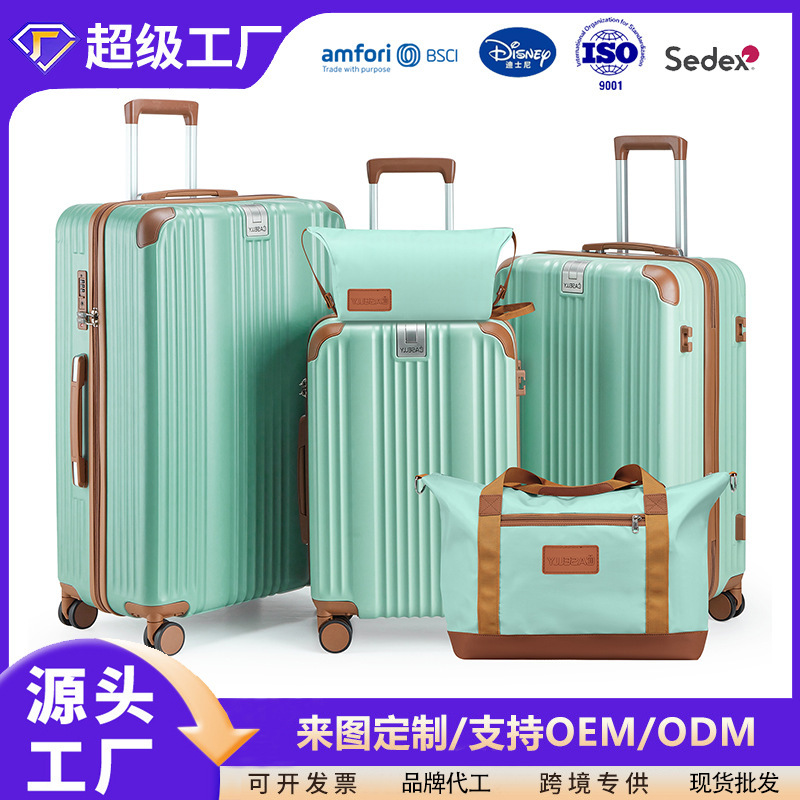 Cross-Border Three-Piece Suitcase Ykk Zipper Suitcase Five-Piece Set Tsa Combination Lock Universal Wheel Trolley Case Wholesale Cross-Border Three-Piece Suitcase Ykk Zipper Suitcase Five-Piece Set Tsa Combination Lock Universal Wheel Trolley Case Wholesale