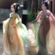 New Original and Improved Hanfu Women's Southern and Northern Dynasties Han Elements Tang Style Pair Breasted Chest Chebula Skirt Daily 2024 Autumn and Winter