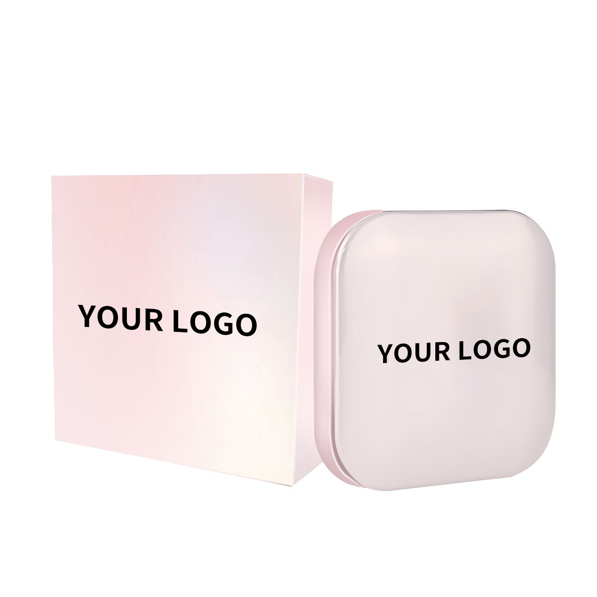 Maquillaje de belleza monocromático estereoscópico mate resaltado brillante sombra de nariz sin logotipo polvo resaltado placa de reparación