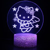 Cartoon LED table lamp, touch creative night light for St. Valentine's Day, 3D, Birthday gift