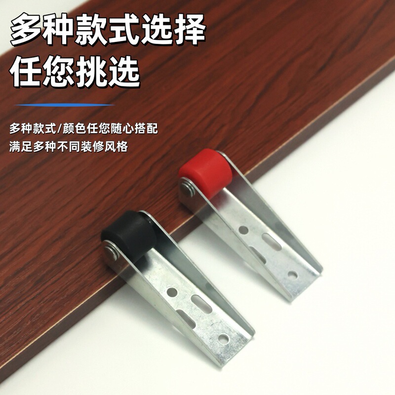 Dual-Track Installation Directional Pulley Wear-Resistant Frame Sliding Guide Wheel Galvanized Mini Silent 180-Degree Sliding Door