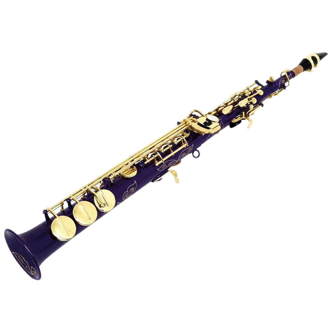 Прямой саксофон из латуни B-бемоль, духовой инструмент для взрослых SAX, эксклюзивная поставка кросс-граница