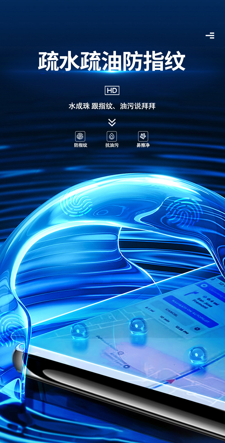 Suitable for 25 Volkswagen Magotan B9 Central Control Screen Navigation Screen Tempered Film Car Interior Protection Film Decoration